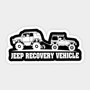 JEEP RECOVERY VEHICLE Sticker